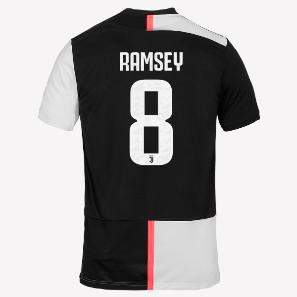 Camiseta Juventus NO.8 Ramsey 1ª Kit 2019 2020 Blanco Negro